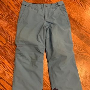 Marmot - boys ski/snow pant, size L 12-14 blue